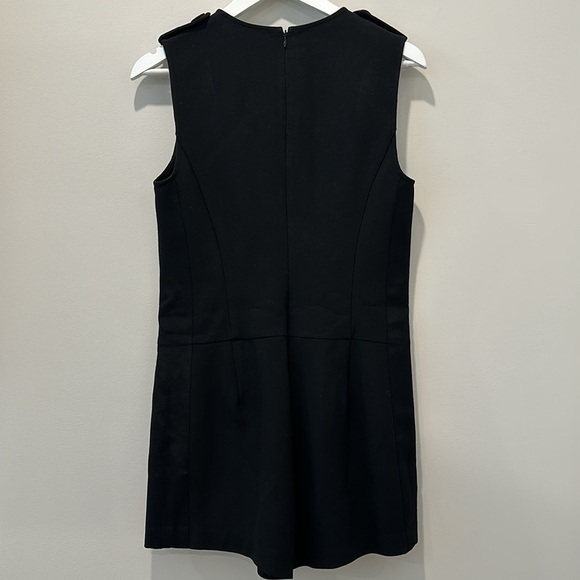Rachel Zoe Black Romper Mini Tailored Heritage Prep Preppy Career Interview Cute - Picture 9 of 10
